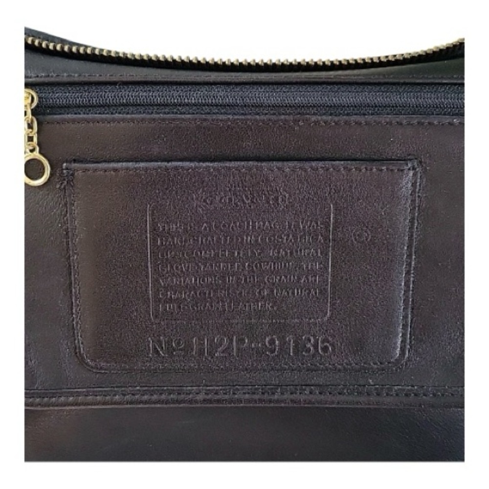 Vintage Coach Leather Crossbody Bag | 2002 Costa Rica | Brass Hardware - Picture 5 of 8